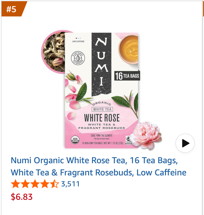 Numi White Rose White Tea
